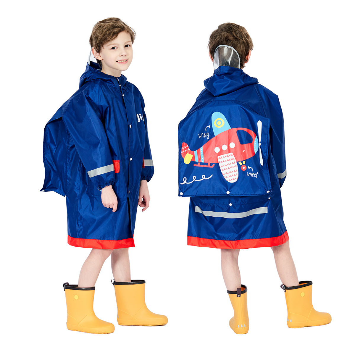 Kids Raincoats for Girls Boys Cartoon Toddler Waterproof Rain Wear Children Raincoat Jacket Poncho M-3XL Size