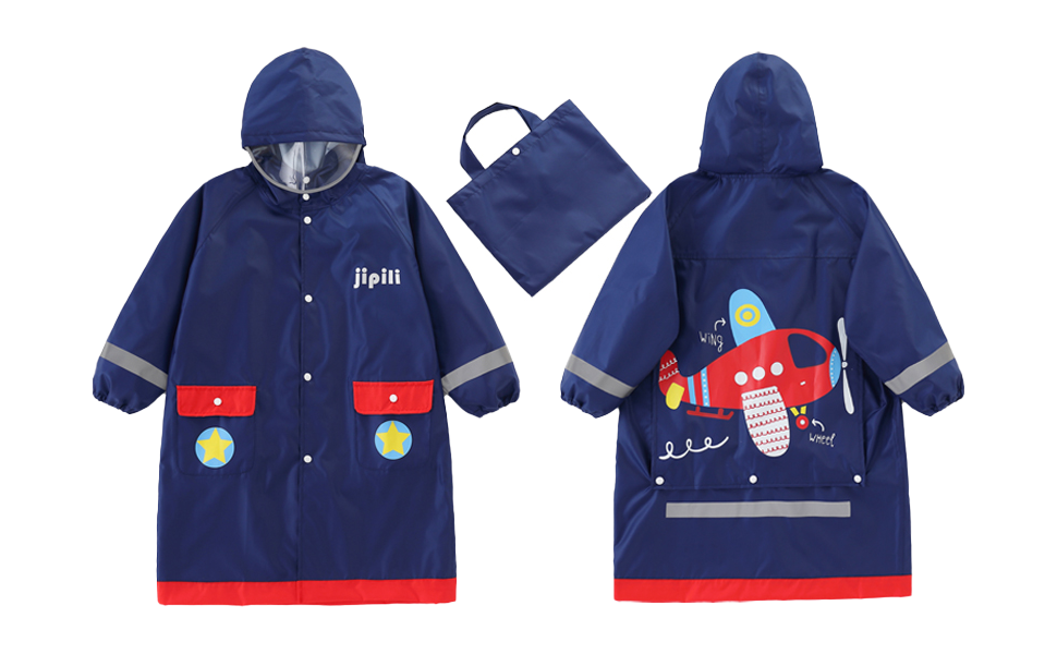 Kids Raincoats for Girls Boys Cartoon Toddler Waterproof Rain Wear Children Raincoat Jacket Poncho M-3XL Size