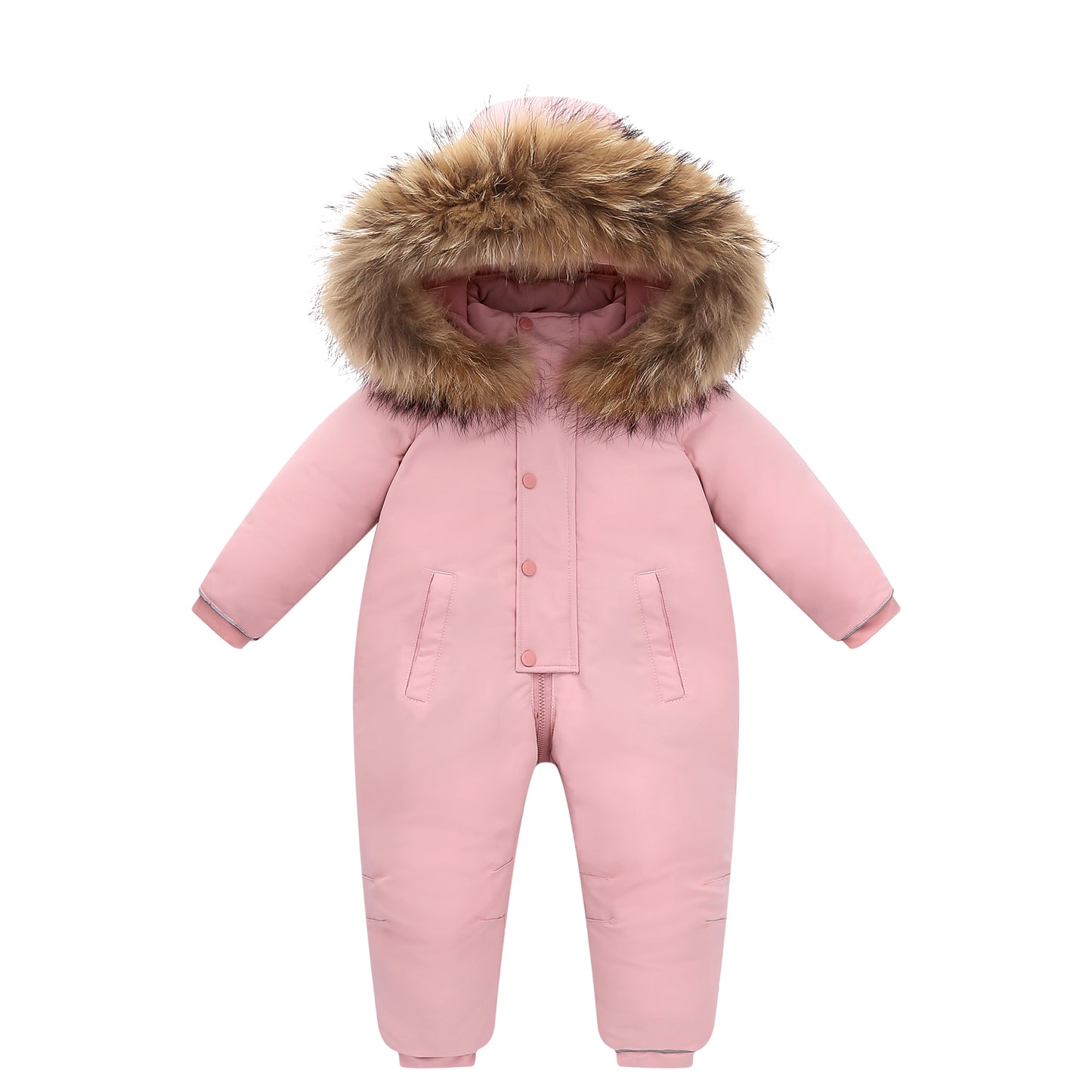 Baby Snowsuit Infant Baby Boys Girls Romper Winter Down Jacket Hooded One-Piece Outwear Toddler Jumpsuit