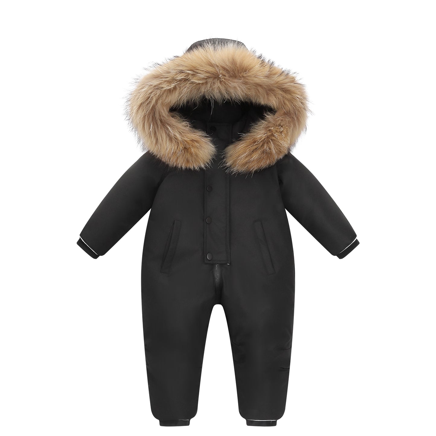 Baby Snowsuit Infant Baby Boys Girls Romper Winter Down Jacket Hooded One-Piece Outwear Toddler Jumpsuit