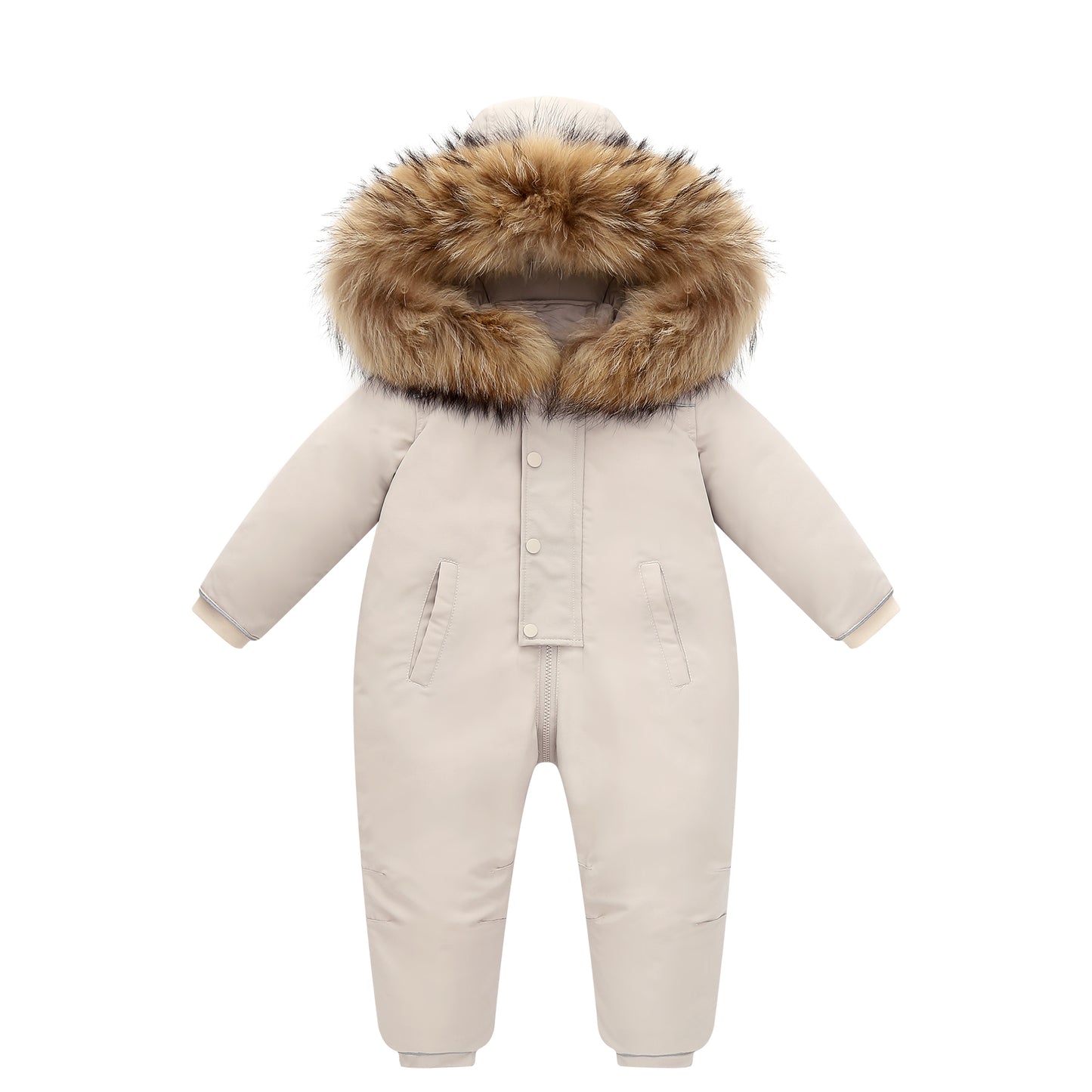 Baby Snowsuit Infant Baby Boys Girls Romper Winter Down Jacket Hooded One-Piece Outwear Toddler Jumpsuit