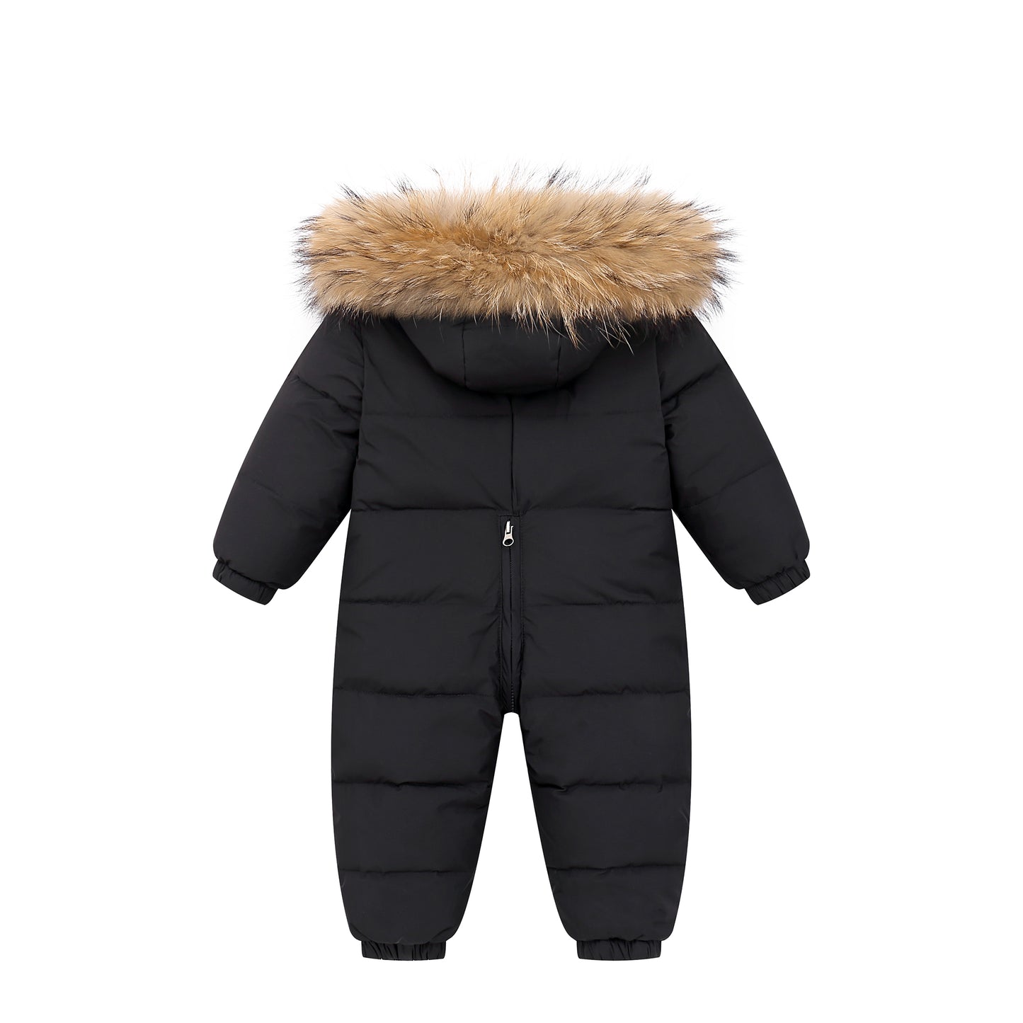 Toddler Baby Girls Boys Sweater Coat Winter Outwear Zipper Down Jumpsuits Snowsuit Coat Romper