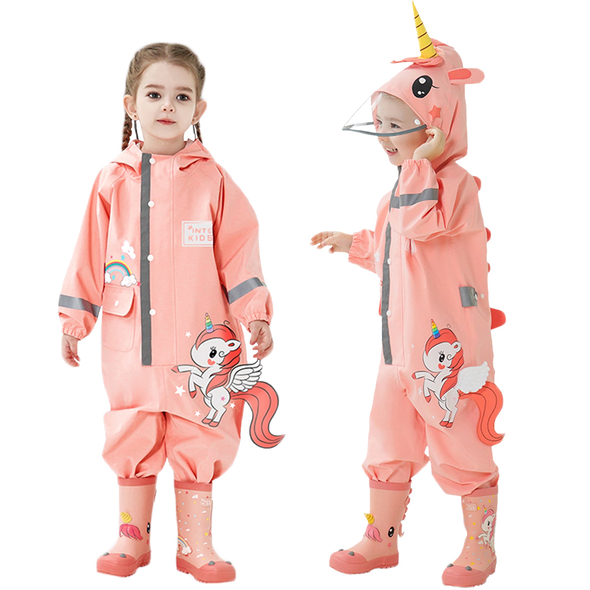 Girls waterproof suit hotsell