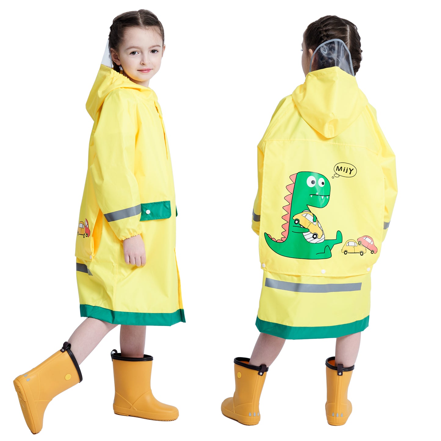 Kids Raincoats for Girls Boys Cartoon Toddler Waterproof Rain Wear Children Raincoat Jacket Poncho M-3XL Size