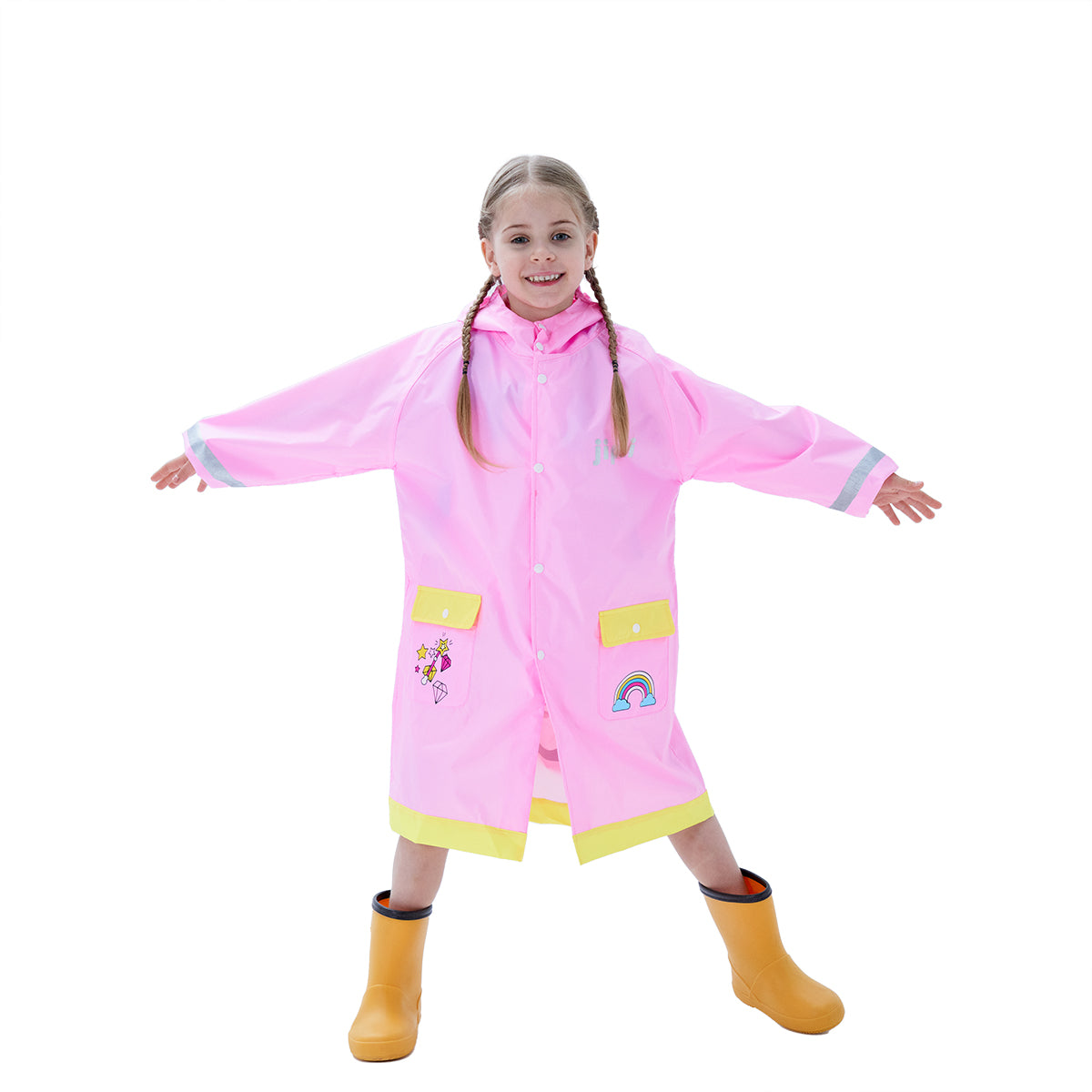 Kids Raincoats for Girls Boys Cartoon Toddler Waterproof Rain Wear Children Raincoat Jacket Poncho M-3XL Size